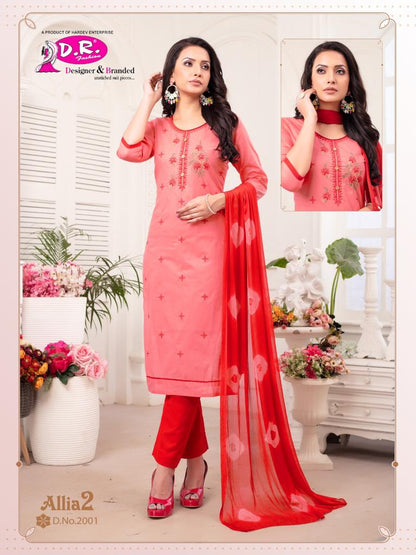 Allia Vol 2 Dr Fashion Satin Pant Style Suits