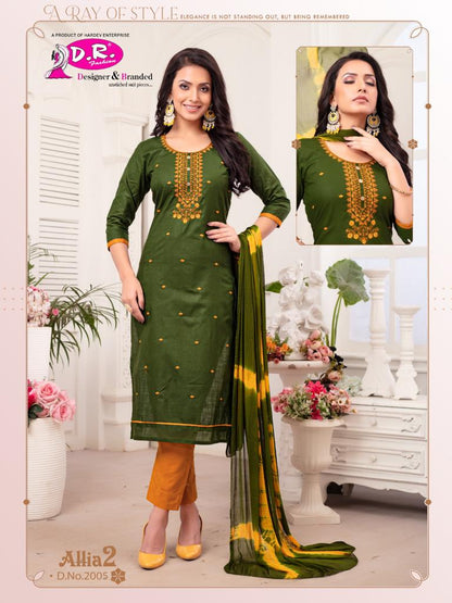 Allia Vol 2 Dr Fashion Satin Pant Style Suits