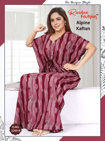 Alpine-2002 Ruchee Fashion Kaftan Nighty