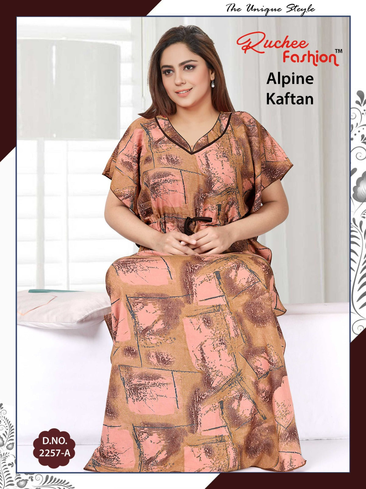 Alpine-2002 Ruchee Fashion Kaftan Nighty