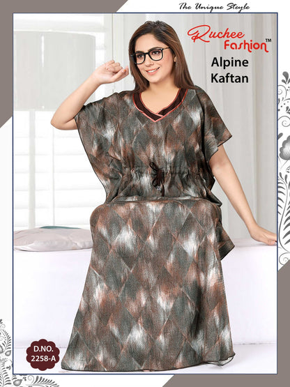 Alpine-2002 Ruchee Fashion Kaftan Nighty