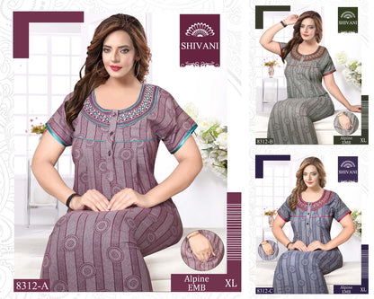 Alpine-2002 Shivani Night Gowns