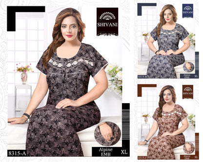 Alpine-2002 Shivani Night Gowns