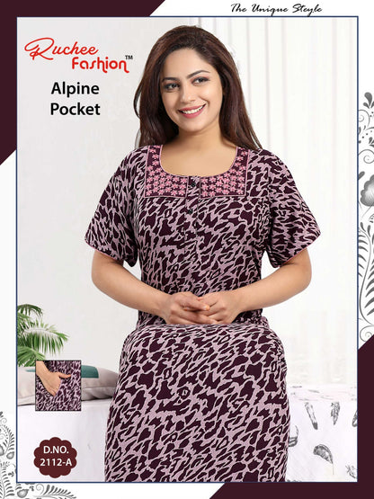 Alpine-2501 Ruchee Fashion Night Gowns