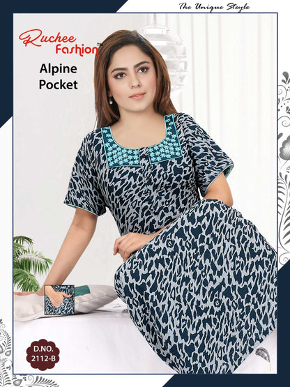Alpine-2501 Ruchee Fashion Night Gowns