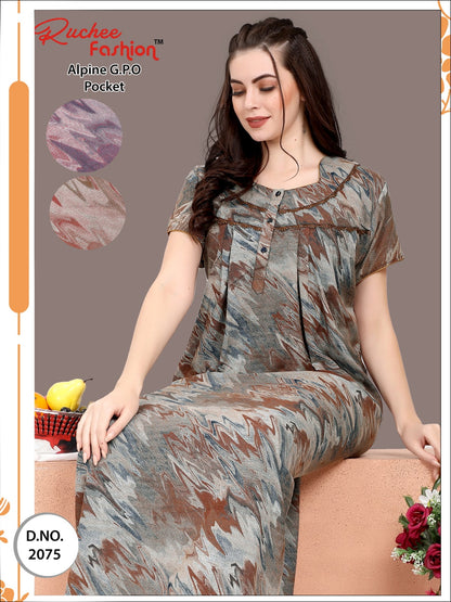 Alpine-2912 Ruchee Fashion Night Gowns