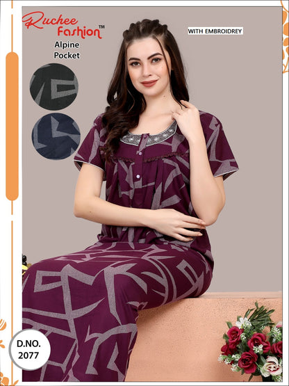 Alpine-2912 Ruchee Fashion Night Gowns