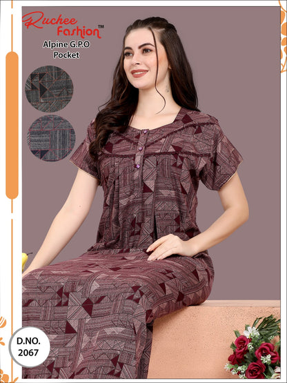 Alpine-2912 Ruchee Fashion Night Gowns
