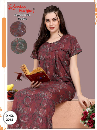 Alpine-2912 Ruchee Fashion Night Gowns