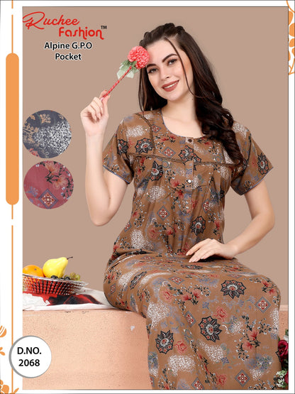 Alpine-2912 Ruchee Fashion Night Gowns