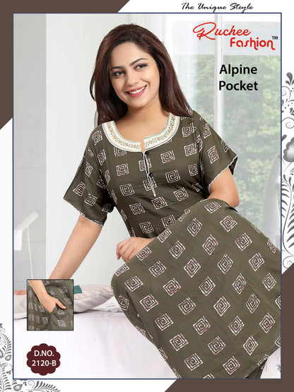 Alpine-A-2501 Ruchee Fashion Night Gowns