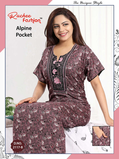 Alpine-A-2501 Ruchee Fashion Night Gowns