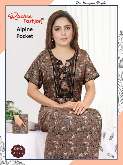 Alpine-A-2501 Ruchee Fashion Night Gowns