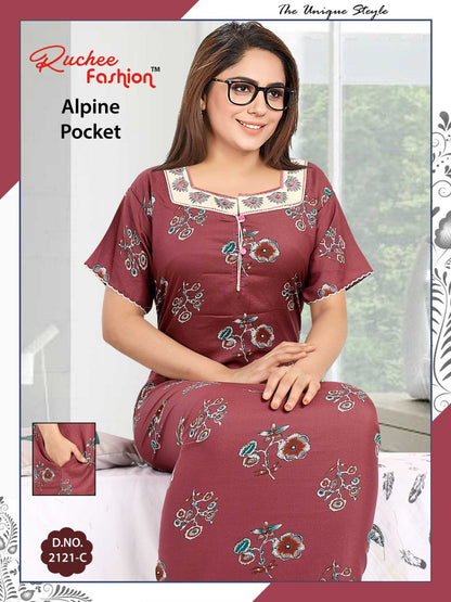 Alpine-A-2501 Ruchee Fashion Night Gowns