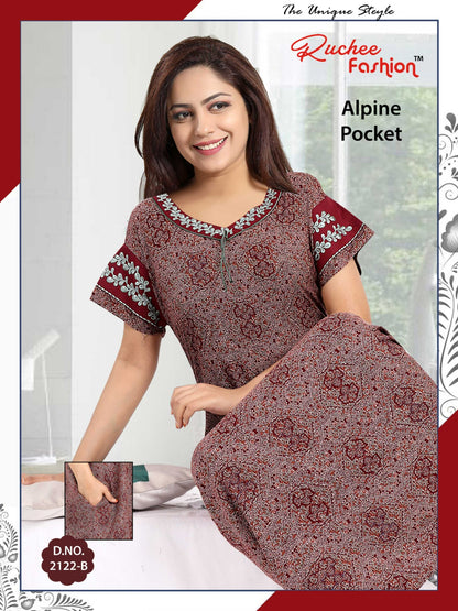 Alpine-A-2501 Ruchee Fashion Night Gowns
