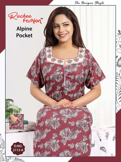 Alpine-A-2501 Ruchee Fashion Night Gowns