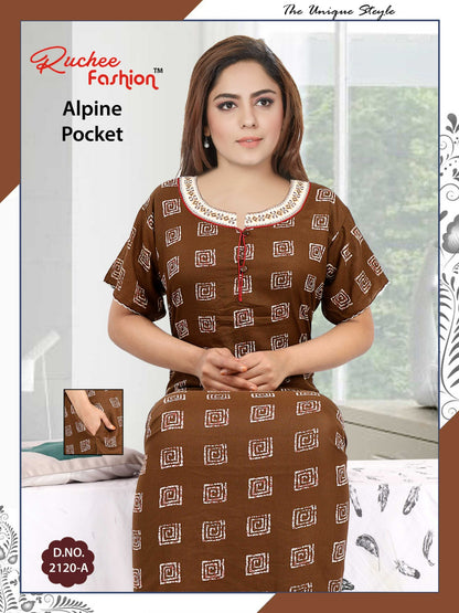 Alpine-A-2501 Ruchee Fashion Night Gowns