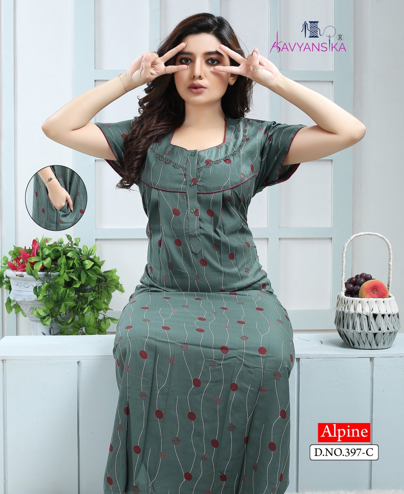 Alpine 0212 Kavyansika Night Gowns