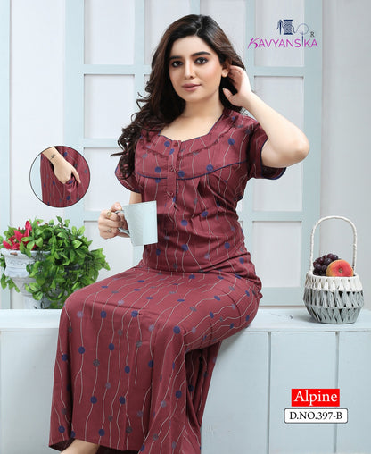 Alpine 0212 Kavyansika Night Gowns