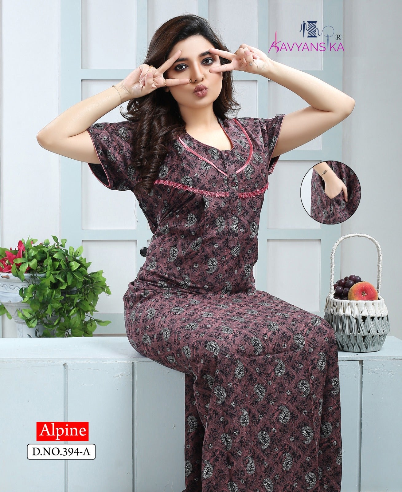 Alpine 0212 Kavyansika Night Gowns