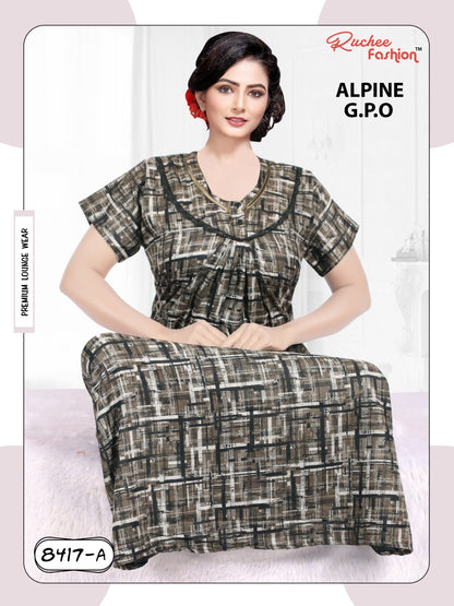Alpine 0212 Ruchee Fashion Night Gowns