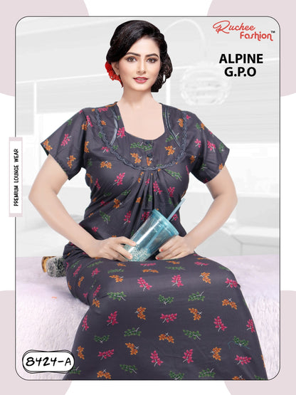 Alpine 0212 Ruchee Fashion Night Gowns