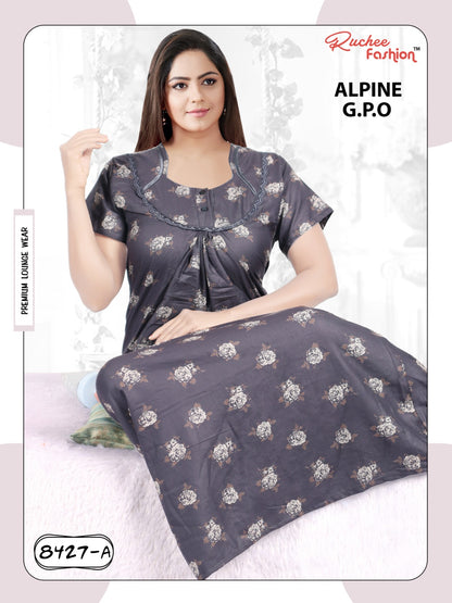 Alpine 0212 Ruchee Fashion Night Gowns