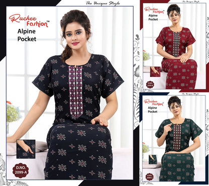 Alpine Pocket-0801 Ruchee Fashion Night Gowns