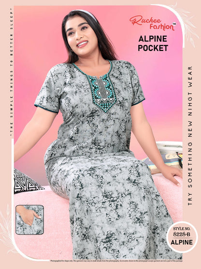 Alpine Pocket 211123 A Ruchee Fashion Night Gowns