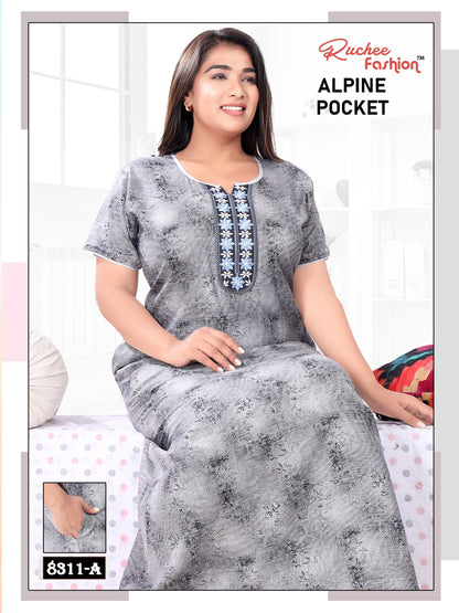 Alpine Pocket 211123 A Ruchee Fashion Night Gowns