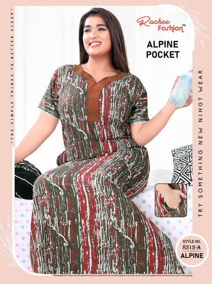 Alpine Pocket 211123 A Ruchee Fashion Night Gowns