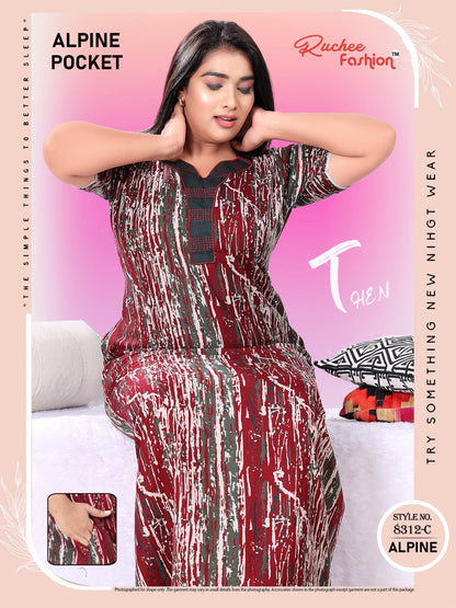 Alpine Pocket 211123 A Ruchee Fashion Night Gowns