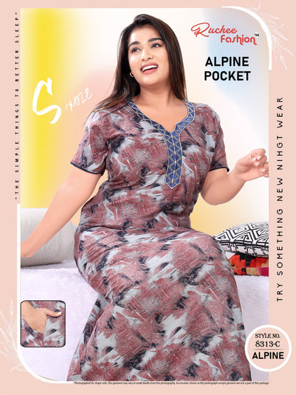 Alpine Pocket 211123 A Ruchee Fashion Night Gowns