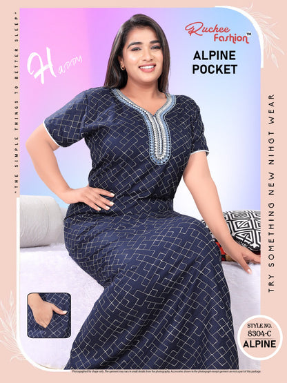 Alpine Pocket 211123 A Ruchee Fashion Night Gowns