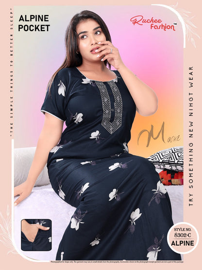 Alpine Pocket 211123 A Ruchee Fashion Night Gowns