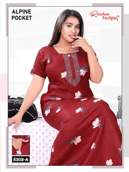 Alpine Pocket 211123 A Ruchee Fashion Night Gowns