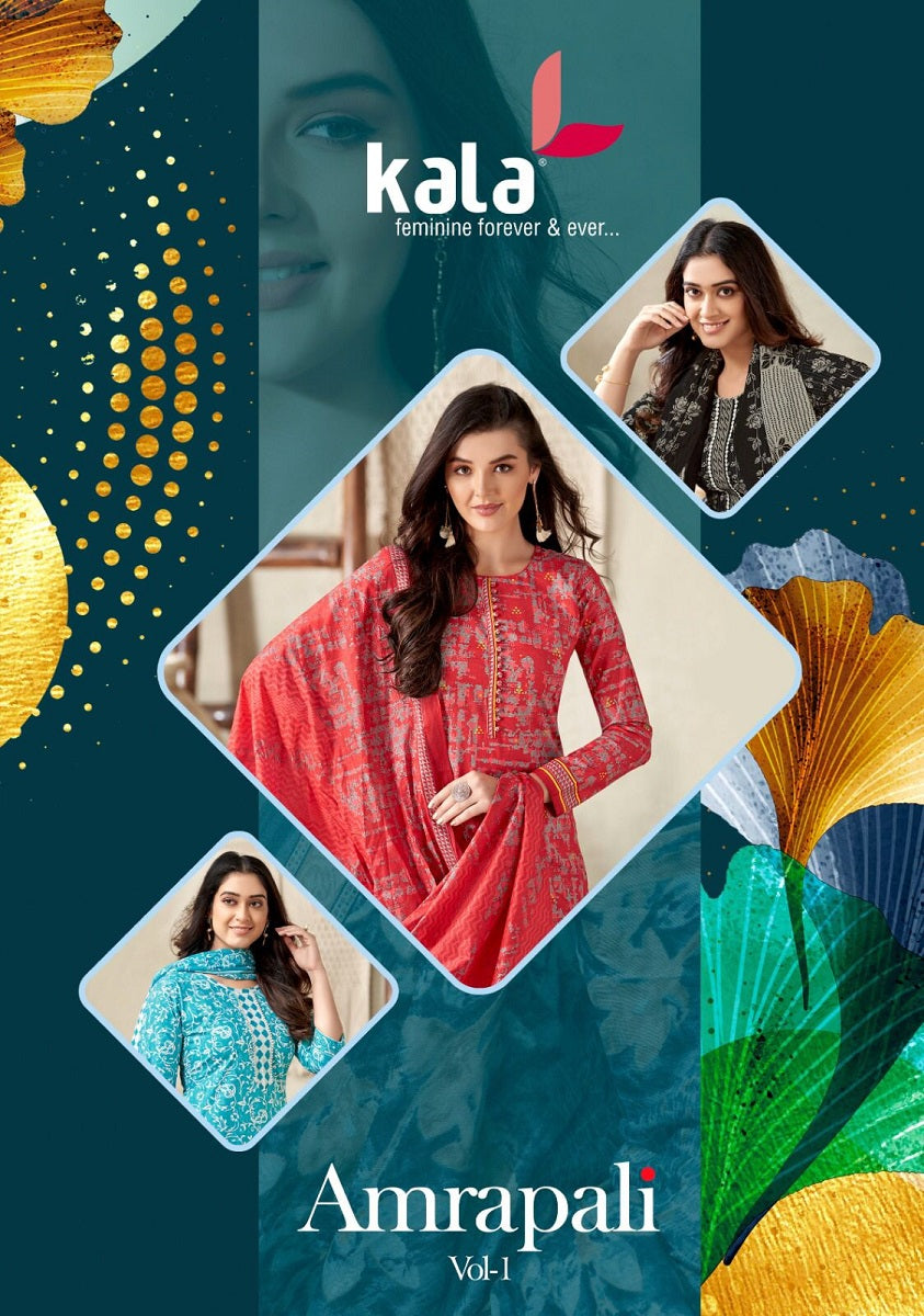 Amarpali Vol 1 Kala Cotton Readymade Pant Style Suits