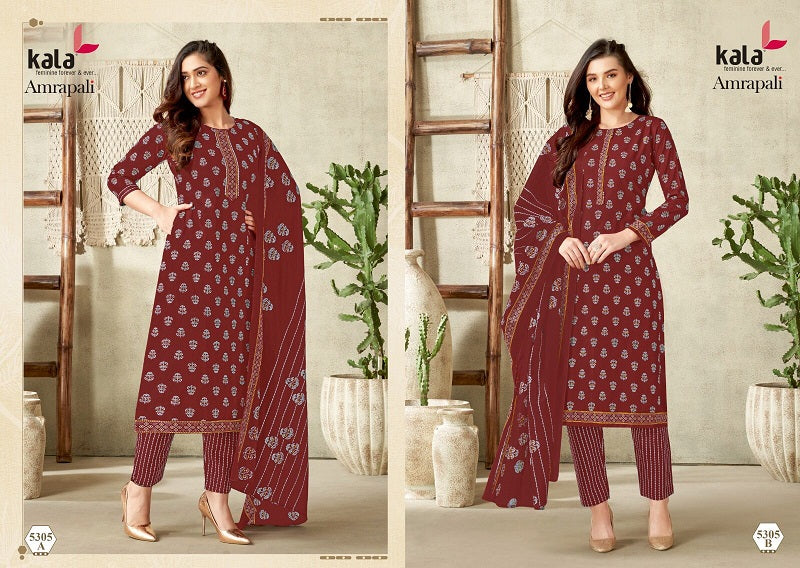 Amarpali Vol 1 Kala Cotton Readymade Pant Style Suits