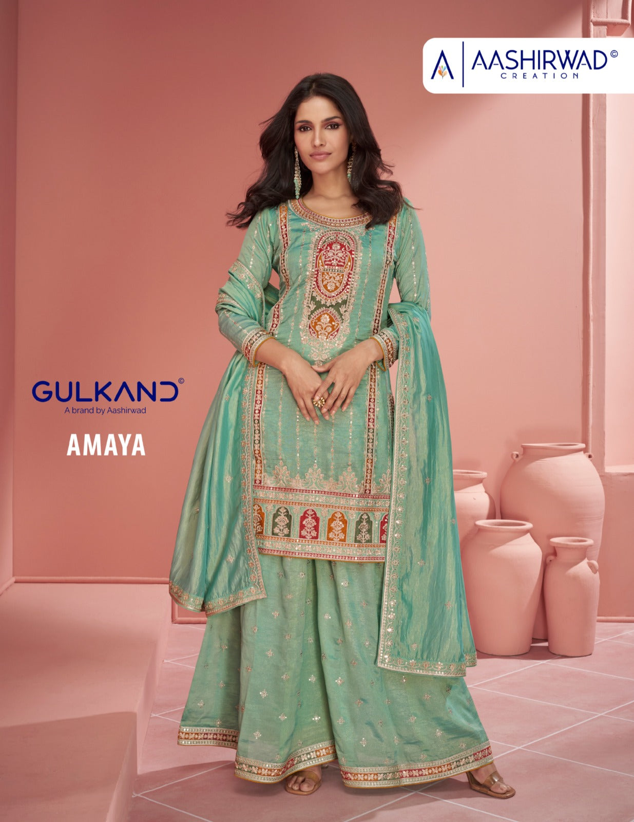 Amaya Aashirwad Creation Organza Readymade Suits