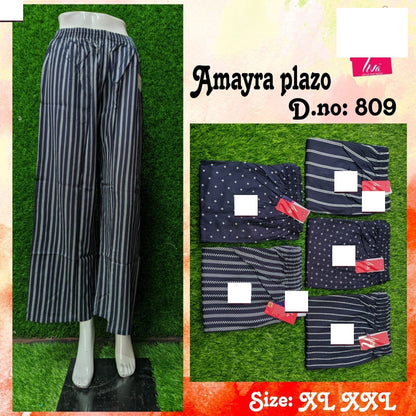 Amayra-1702 Zoya Rayon Branded Palazzo