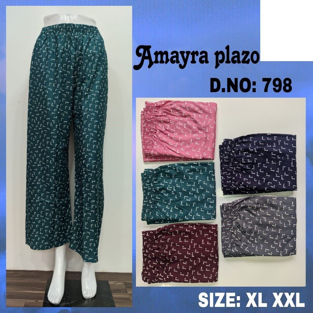 Amayra-Rayon Zoya Branded Palazzo