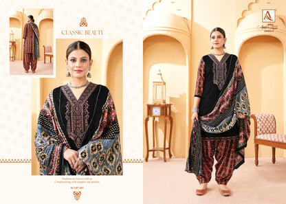 Amber Edition 3 Alok Rayon Patiyala Style Suits