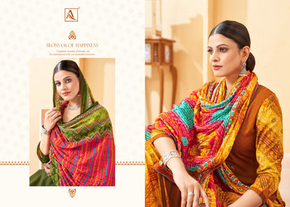 Amber Edition 3 Alok Rayon Patiyala Style Suits