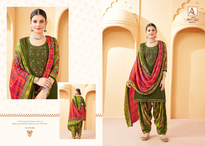 Amber Edition 3 Alok Rayon Patiyala Style Suits