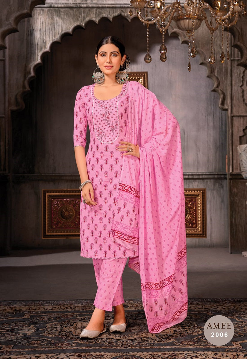 Amee Vol 2 Jt Lawn Cotton Readymade Pant Style Suits