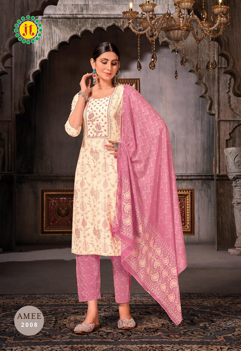 Amee Vol 2 Jt Lawn Cotton Readymade Pant Style Suits