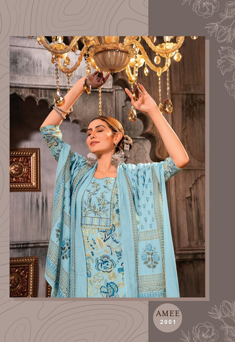 Amee Vol 2 Jt Lawn Cotton Readymade Pant Style Suits