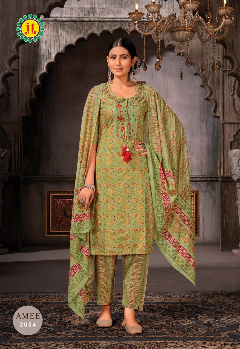 Amee Vol 2 Jt Lawn Cotton Readymade Pant Style Suits