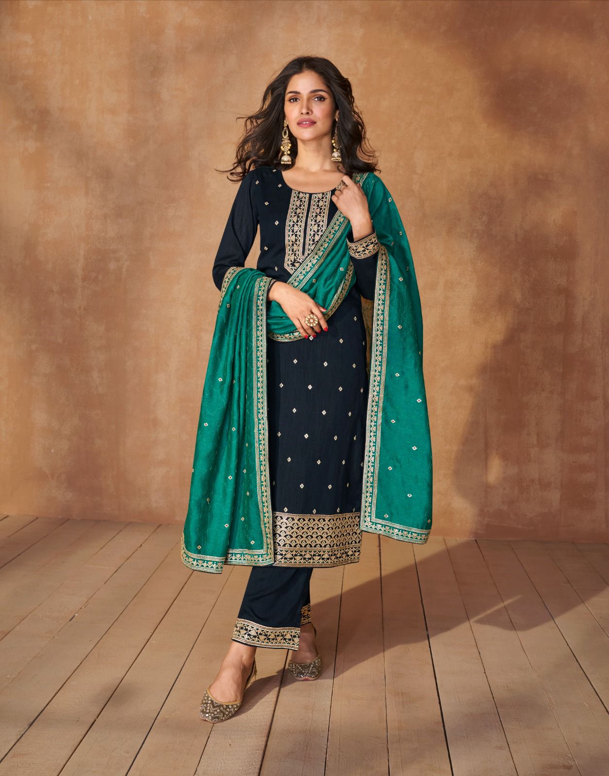 Ameena Aashirwad Creation Silk Readymade Suits