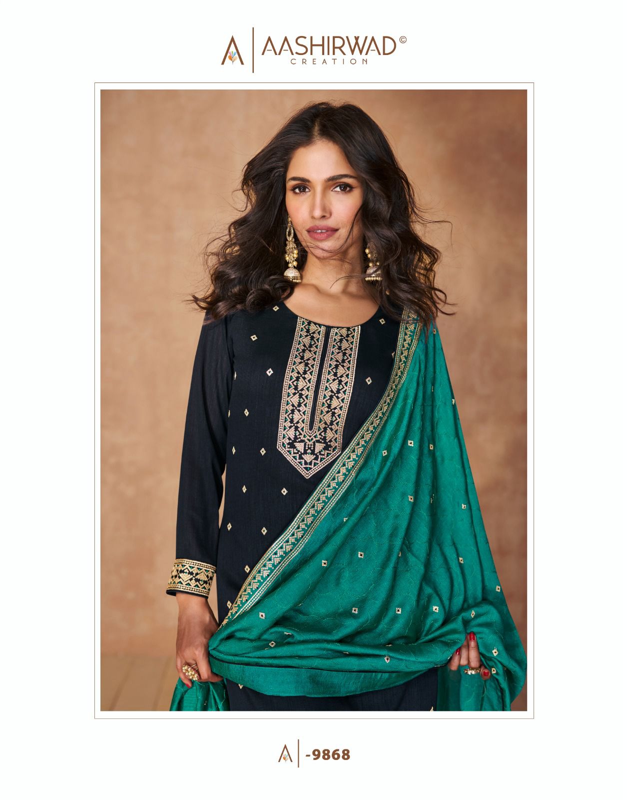 Ameena Aashirwad Creation Silk Readymade Suits